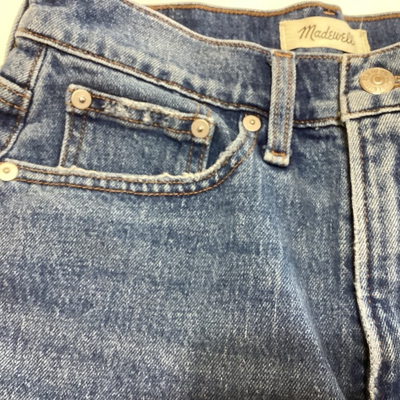 The Perfect Vintage Straight Jean in Blue by Madewell High-Waisted Classic 26 - Picture 6 of 12